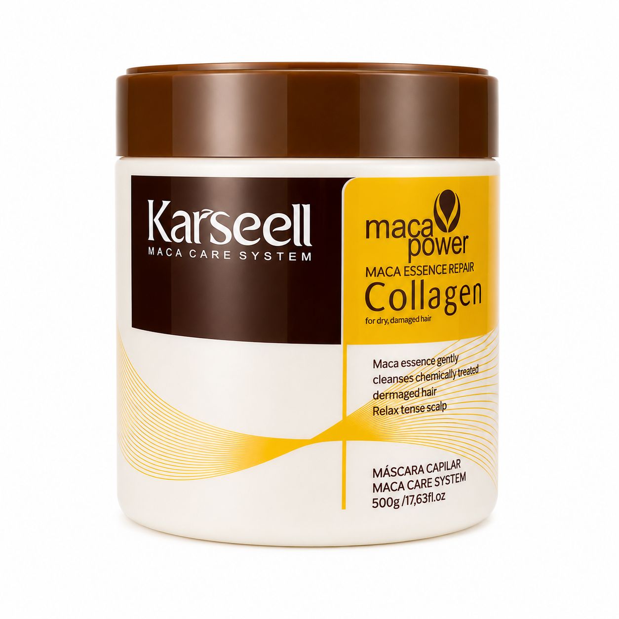 Mascara Capilar 500g Karseell Maca Power Collagen 
