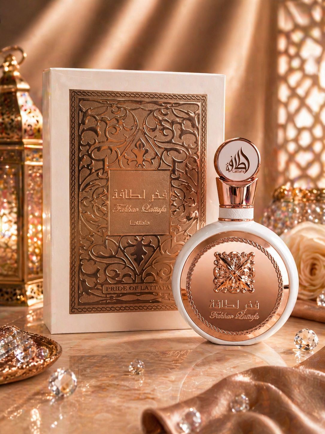 Perfume Fakhar Rose Lattafa Eau de Parfum | Feminilidade Sofisticada e Elegância Floral 🌸