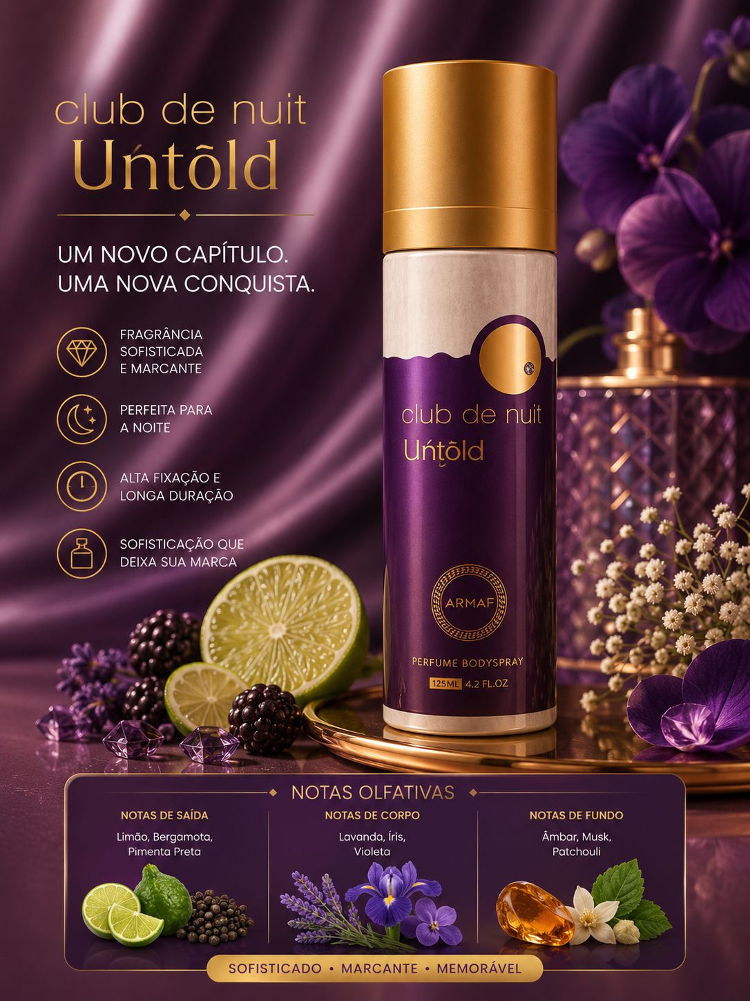 Body Spray Club de Nuit Untold Armaf