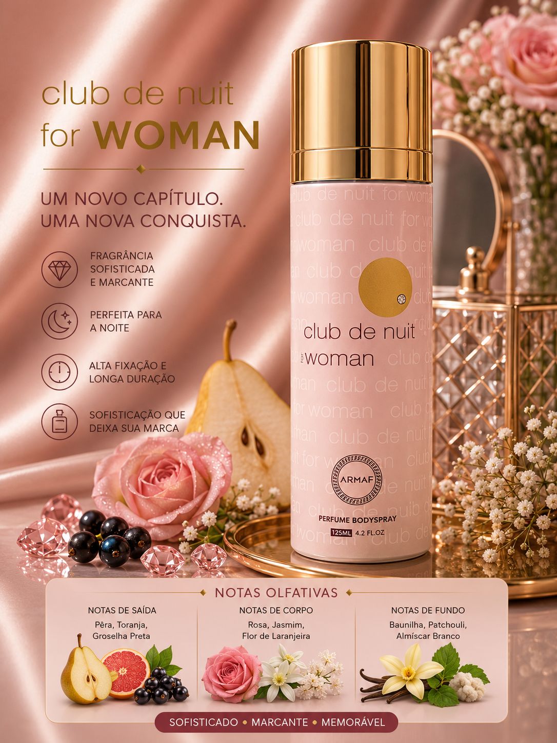 Body Spray Club de Nuit Woman Armaf 
