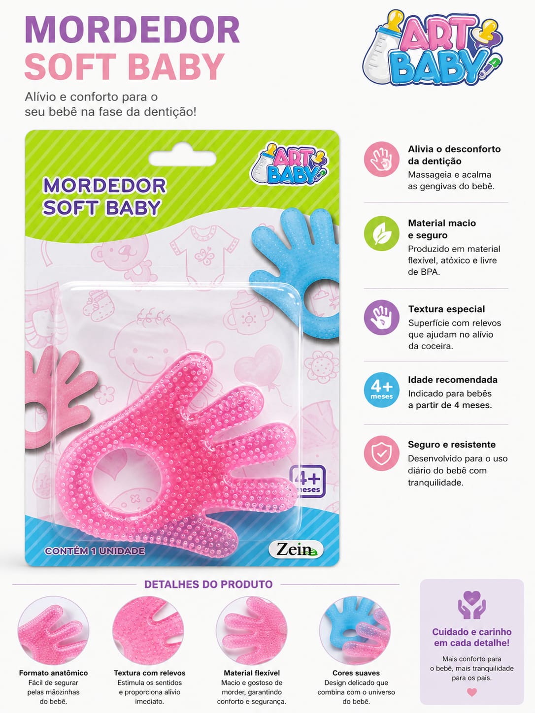 Mordedor Soft Baby Art Baby
