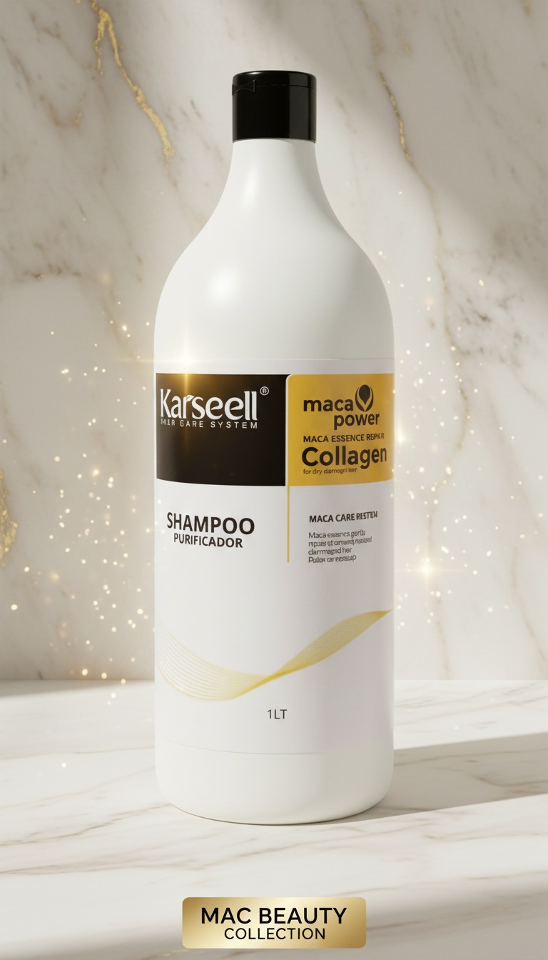 Shampoo Purificador Karseell Maca Power Collagen 1L Limpeza Profunda