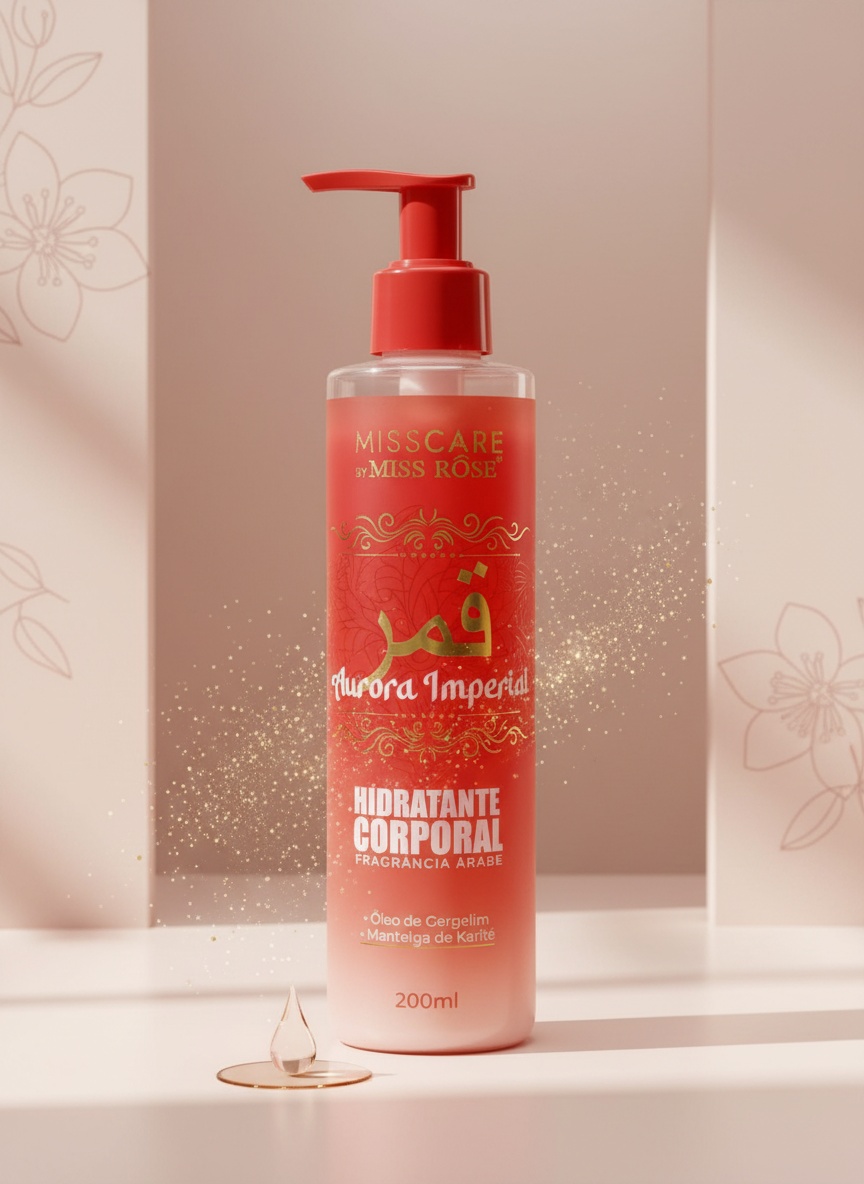 Hidratante Corporal Miss Care By Miss Rose Nurora Imperial 200ml Fragrancia Arabe