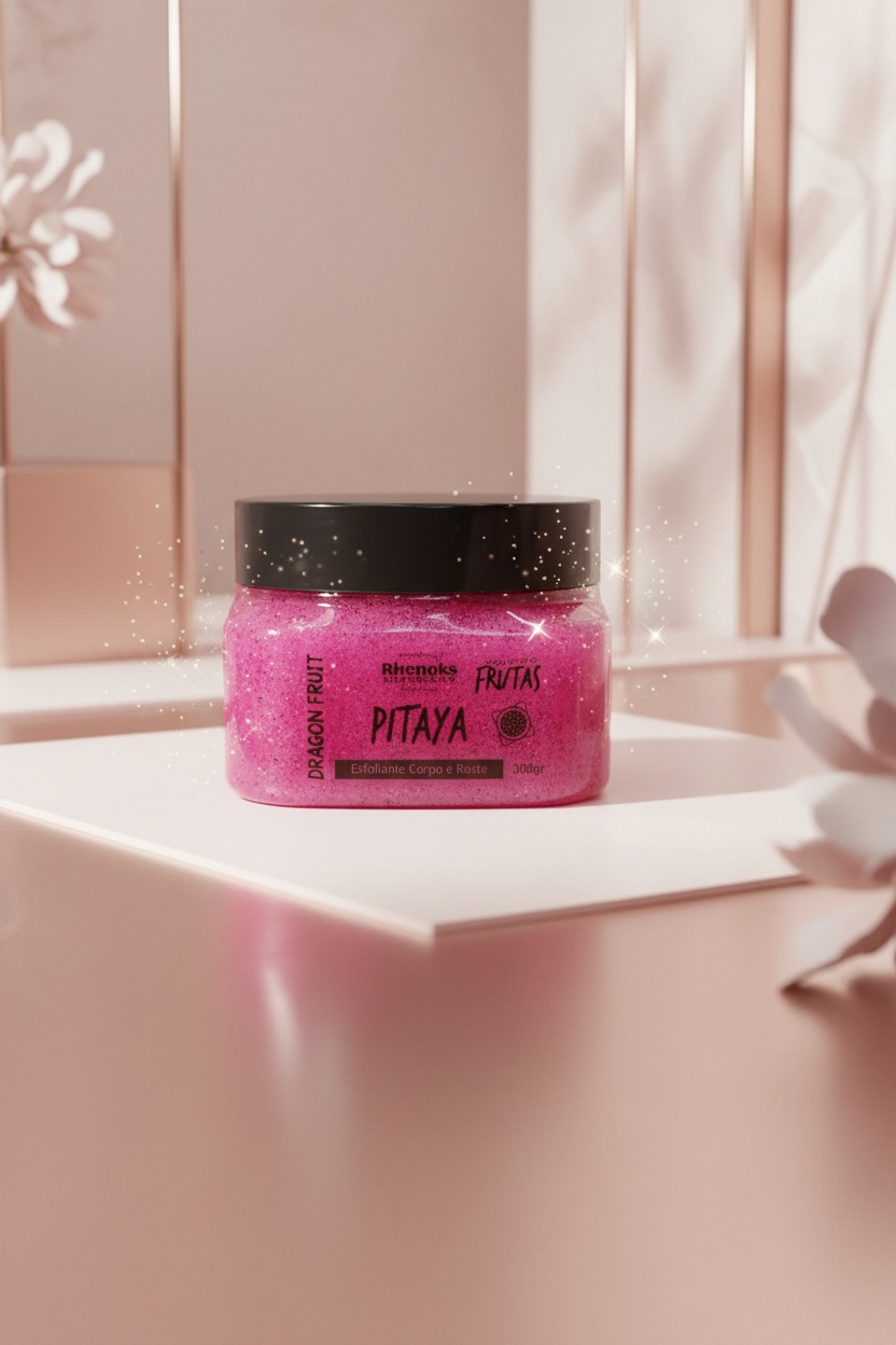 Esfoliante Corpo e Rosto Pitaya Dragon Fruit 300g Rhenuks
