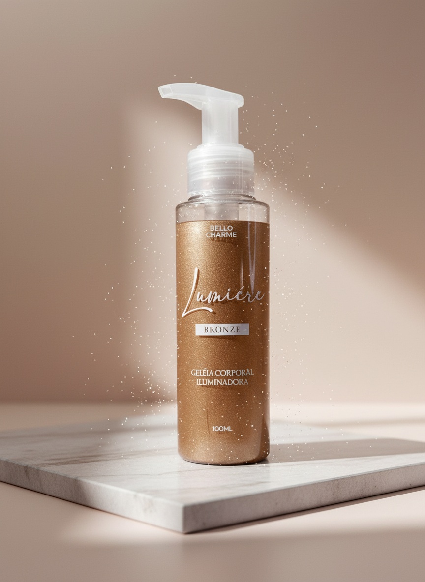 Geleia Corporal Iluminadora Lumiere Bronze Bello Charme 100ml