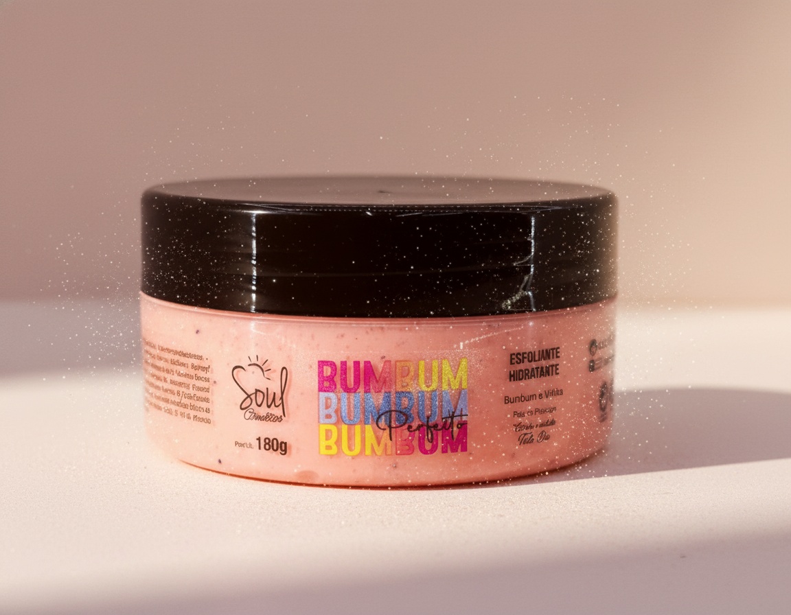Esfoliante Hidratante Bumbum Perfeito Soul Cosmeticos 180g