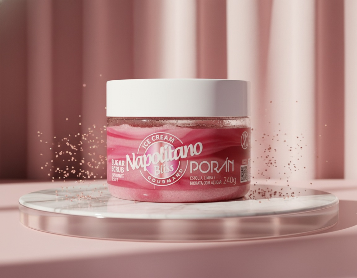 Esfoliante Corporal Napolitano Bliss Morango 240g